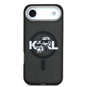 Apple iPhone 17 Air Uyumlu Kılıf Karl Lagerfeld Orjinal Lisanslı Parlayan Simli Karl & Choupette Sketch Logo Kapak - 2