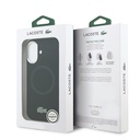 Apple iPhone 17 Uyumlu Kılıf Lacoste Orjinal Lisanslı M-safe Şarj Özellikli İkonik Logolu Metal Kamera Çerçeveli Silikon Kapak - 7