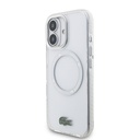 Apple iPhone 17 Uyumlu Kılıf Lacoste Orjinal Lisanslı M-safe Şarj Özellikli İkonik Timsah Logolu Buzlu Kapak - 1
