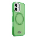 Apple iPhone 17 Uyumlu Kılıf Lacoste Orjinal Lisanslı M-safe Şarj Özellikli İkonik Timsah Logolu Buzlu Kapak - 9