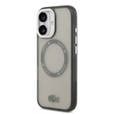 Apple iPhone 17 Uyumlu Kılıf Lacoste Orjinal Lisanslı M-safe Şarj Özellikli İkonik Timsah Logolu Buzlu Kapak - 13