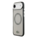 Apple iPhone 17 Air Uyumlu Kılıf Lacoste Orjinal Lisanslı M-safe Şarj Özellikli İkonik Timsah Logolu Buzlu Kapak - 1