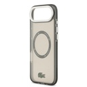 Apple iPhone 17 Air Uyumlu Kılıf Lacoste Orjinal Lisanslı M-safe Şarj Özellikli İkonik Timsah Logolu Buzlu Kapak - 5