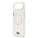 Apple iPhone 17 Air Uyumlu Kılıf Lacoste Orjinal Lisanslı M-safe Şarj Özellikli İkonik Timsah Logolu Buzlu Kapak - 19