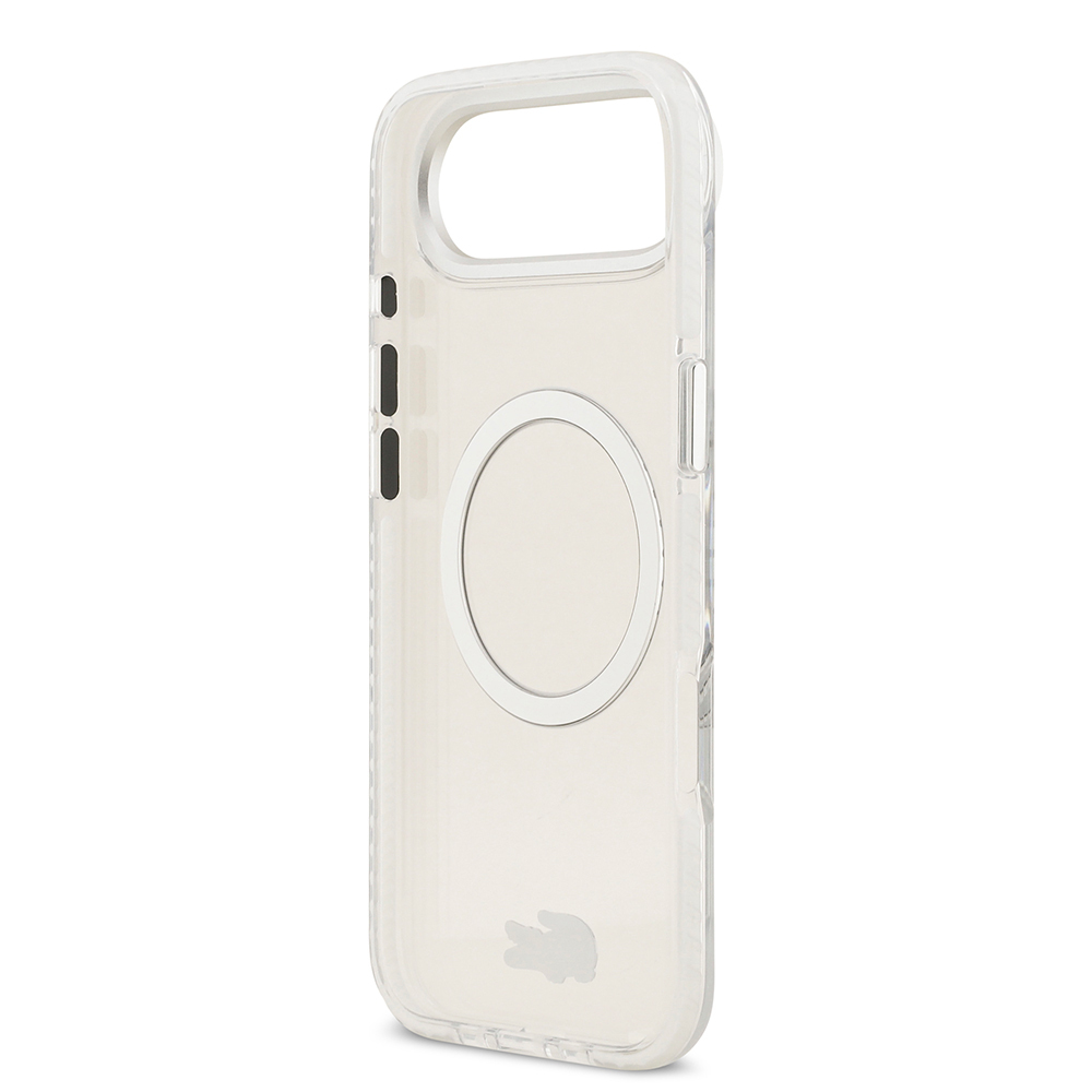 Apple iPhone 17 Air Uyumlu Kılıf Lacoste Orjinal Lisanslı M-safe Şarj Özellikli İkonik Timsah Logolu Buzlu Kapak - 20
