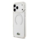 Apple iPhone 17 Pro Max Uyumlu Kılıf Lacoste Orjinal Lisanslı M-safe Şarj Özellikli İkonik Timsah Logolu Buzlu Kapak - 1