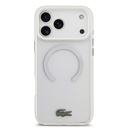 Apple iPhone 17 Pro Max Uyumlu Kılıf Lacoste Orjinal Lisanslı M-safe Şarj Özellikli İkonik Timsah Logolu Buzlu Kapak - 2