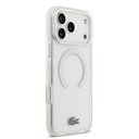 Apple iPhone 17 Pro Max Uyumlu Kılıf Lacoste Orjinal Lisanslı M-safe Şarj Özellikli İkonik Timsah Logolu Buzlu Kapak - 3
