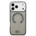 Apple iPhone 17 Pro Max Uyumlu Kılıf Lacoste Orjinal Lisanslı M-safe Şarj Özellikli İkonik Timsah Logolu Buzlu Kapak - 8
