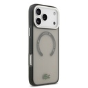 Apple iPhone 17 Pro Max Uyumlu Kılıf Lacoste Orjinal Lisanslı M-safe Şarj Özellikli İkonik Timsah Logolu Buzlu Kapak - 9