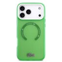 Apple iPhone 17 Pro Max Uyumlu Kılıf Lacoste Orjinal Lisanslı M-safe Şarj Özellikli İkonik Timsah Logolu Buzlu Kapak - 14