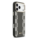Apple iPhone 17 Pro Max Uyumlu Kılıf DKNY Orjinal Lisanslı M-safe Şarj Özellikli 3D Yazılı Checkered Pattern Kapak - 3