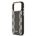 Apple iPhone 17 Pro Max Uyumlu Kılıf DKNY Orjinal Lisanslı M-safe Şarj Özellikli 3D Yazılı Checkered Pattern Kapak - 5