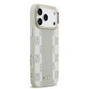 Apple iPhone 17 Pro Max Uyumlu Kılıf DKNY Orjinal Lisanslı M-safe Şarj Özellikli 3D Yazılı Checkered Pattern Kapak - 9