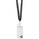 Guess Orjinal Lisanslı 4G Metal Logolu Büyük Zincirli Çapraz Vücut Telefon Askı Kayışı 120cm - 1