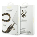 Guess Orjinal Lisanslı 4G Metal Logolu Büyük Zincirli Çapraz Vücut Telefon Askı Kayışı 120cm - 4