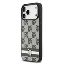 Apple iPhone 17 Pro Max Uyumlu Kılıf DKNY Orjinal Lisanslı M-safe Şarj Özellikli 3D Yazılı Metal Logolu Kapak - 1