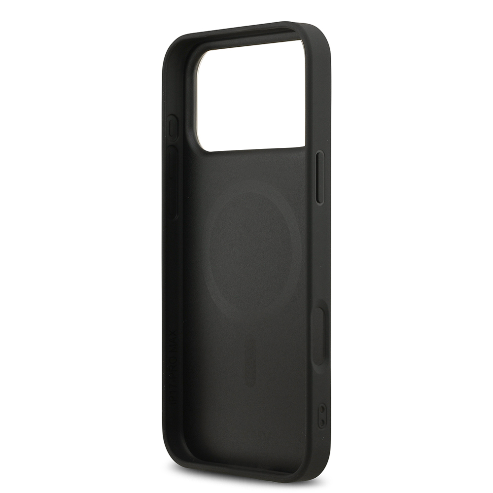 Apple iPhone 17 Pro Max Uyumlu Kılıf DKNY Orjinal Lisanslı M-safe Şarj Özellikli 3D Yazılı Metal Logolu Kapak - 6