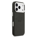 Apple iPhone 17 Pro Uyumlu Kılıf DKNY Orjinal Lisanslı M-safe Şarj Özellikli PU Deri Kabartmalı Kapak - 3