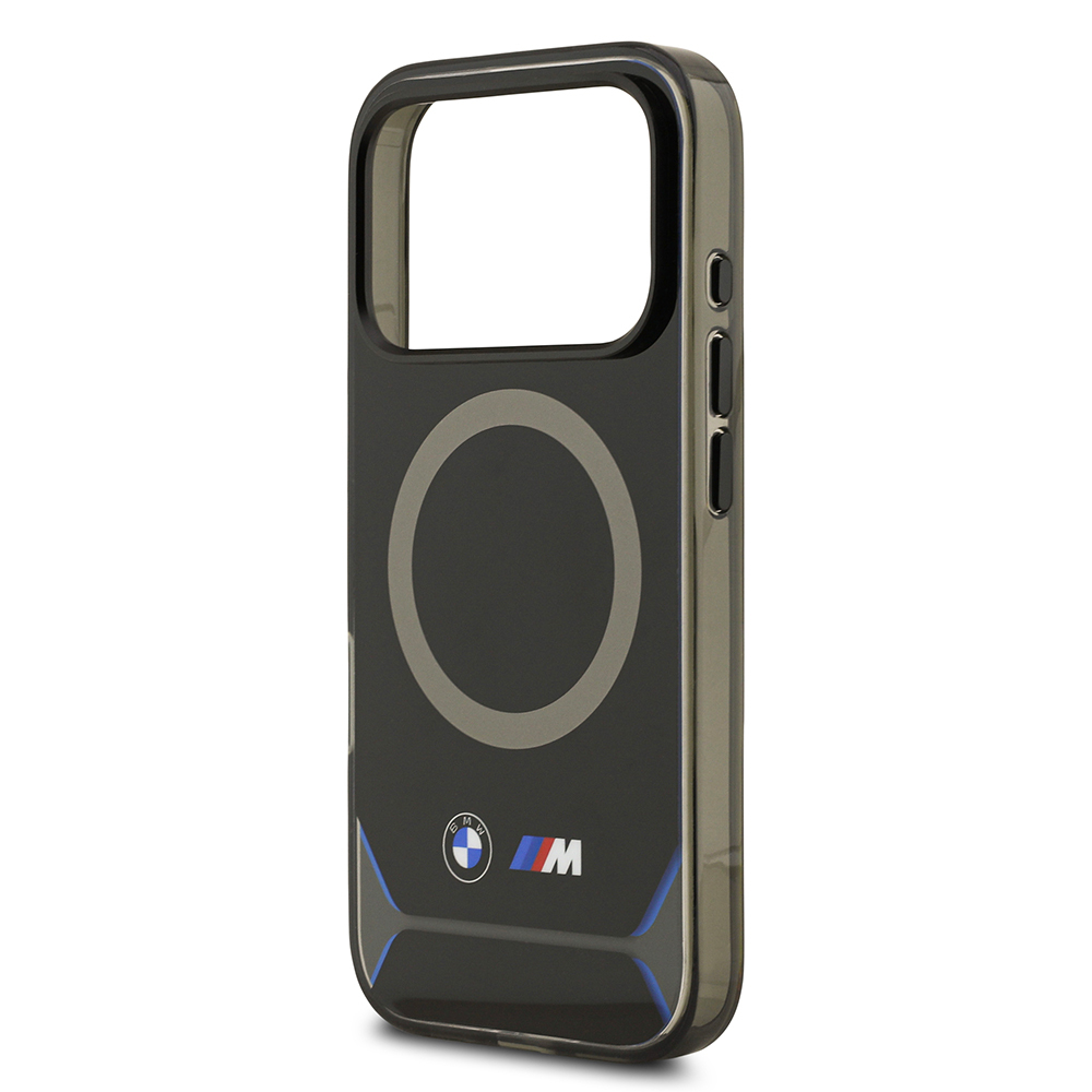 Apple iPhone 17 Pro Uyumlu Kılıf BMW Orjinal Lisanslı M-safe Şarj Özellikli Metal Buton Tasarımlı IML Baskılı M Dizayn Kapak - 5