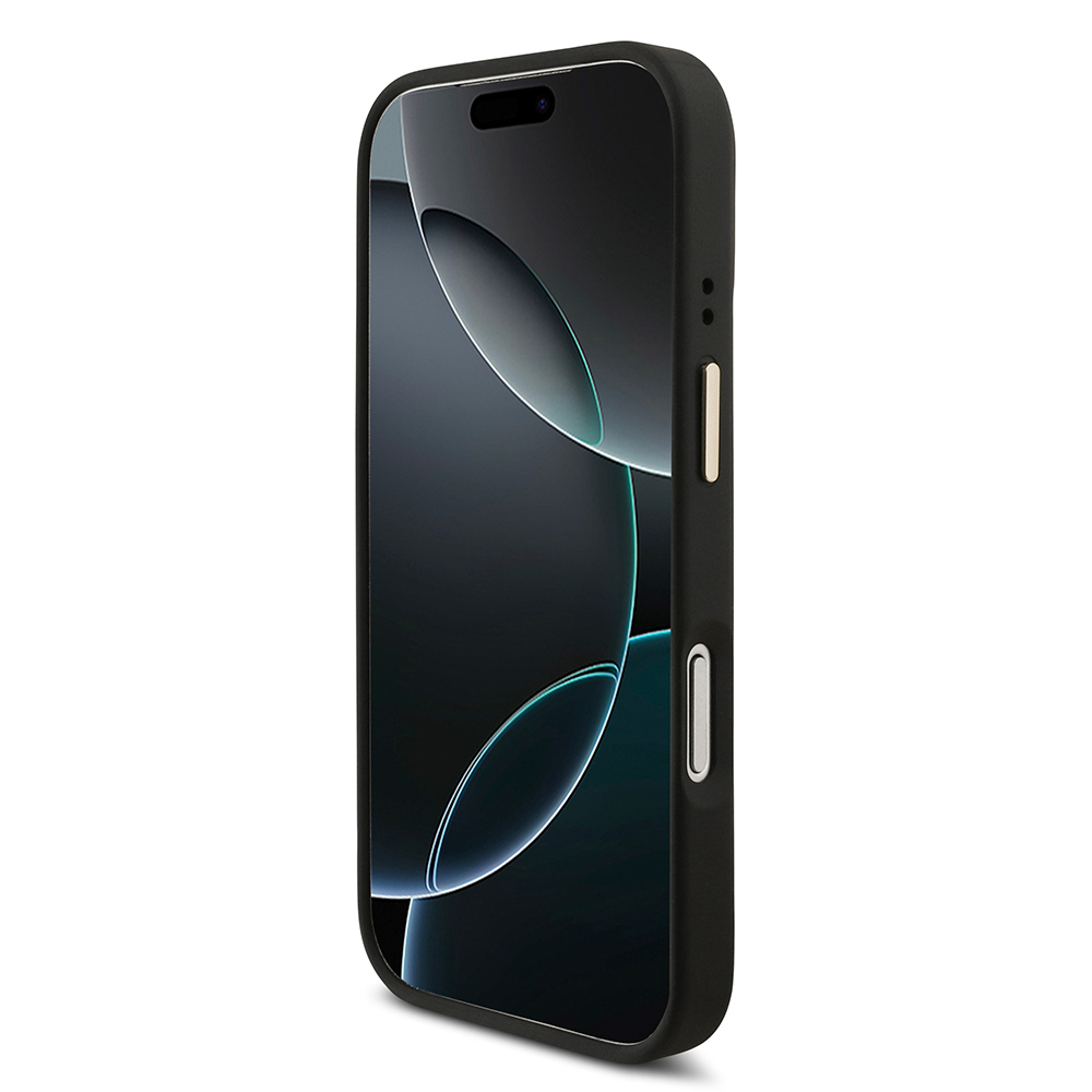 Apple iPhone 17 Pro Uyumlu Guess Orjinal Lisanslı 4G ve Yazı Logolu Kılıf + Ekran Koruyucu + Lens Koruyucu 3in1 Aksesuar Seti - 6