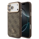 Apple iPhone 17 Pro Max Uyumlu Guess Orjinal Lisanslı 4G ve Yazı Logolu Kılıf + Ekran Koruyucu + Lens Koruyucu 3in1 Aksesuar Seti - 1