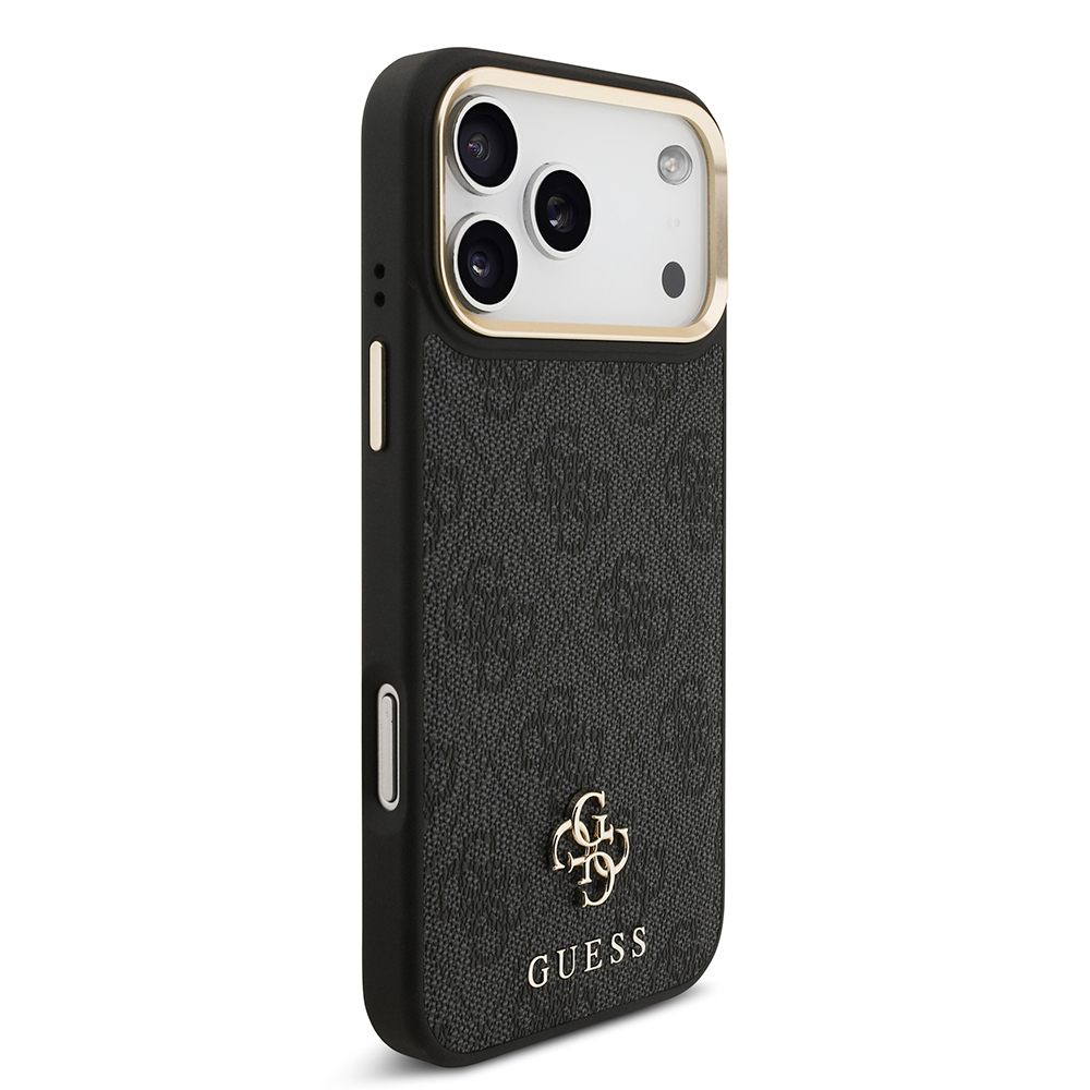 Apple iPhone 17 Pro Max Uyumlu Guess Orjinal Lisanslı 4G ve Yazı Logolu Kılıf + Ekran Koruyucu + Lens Koruyucu 3in1 Aksesuar Seti - 14