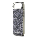 Apple iPhone 17 Air Uyumlu Kılıf Karl Lagerfeld Orjinal Lisanslı M-safe Şarj Özellikli IML Leopar Baskılı Kapak - 5