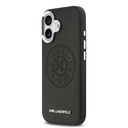 Apple iPhone 17 Uyumlu Kılıf Karl Lagerfeld Orjinal Lisanslı M-safe Şarj Özellikli Delikli Tasarım Metal Logolu PU Deri Kapak - 1