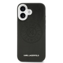 Apple iPhone 17 Uyumlu Kılıf Karl Lagerfeld Orjinal Lisanslı M-safe Şarj Özellikli Delikli Tasarım Metal Logolu PU Deri Kapak - 2