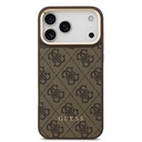 Apple iPhone 17 Pro Max Uyumlu Kılıf Guess Orjinal Lisanslı M-safe Şarj Özellikli 4G Metal Büyük Logolu Kartlıklı Kapak - 2