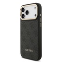 Apple iPhone 17 Pro Max Uyumlu Kılıf Guess Orjinal Lisanslı M-safe Şarj Özellikli 4G Metal Büyük Logolu Kartlıklı Kapak - 10
