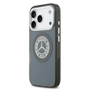 Apple iPhone 17 Pro Uyumlu Kılıf Mercedes Benz Orjinal Lisanslı M-safe Şarj Özellikli Çift Katmanlı PC Nostaljik Yıldız Dizayn Kapak - 1