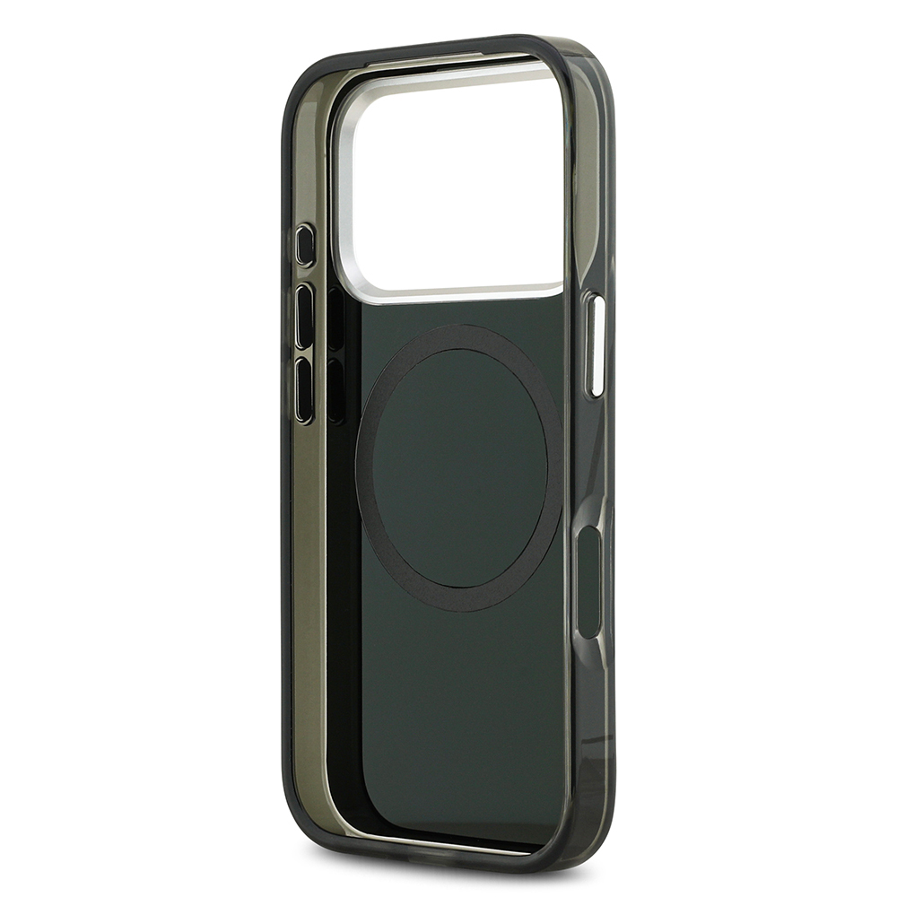 Apple iPhone 17 Pro Uyumlu Kılıf Mercedes Benz Orjinal Lisanslı M-safe Şarj Özellikli Çift Katmanlı PC Nostaljik Yıldız Dizayn Kapak - 6