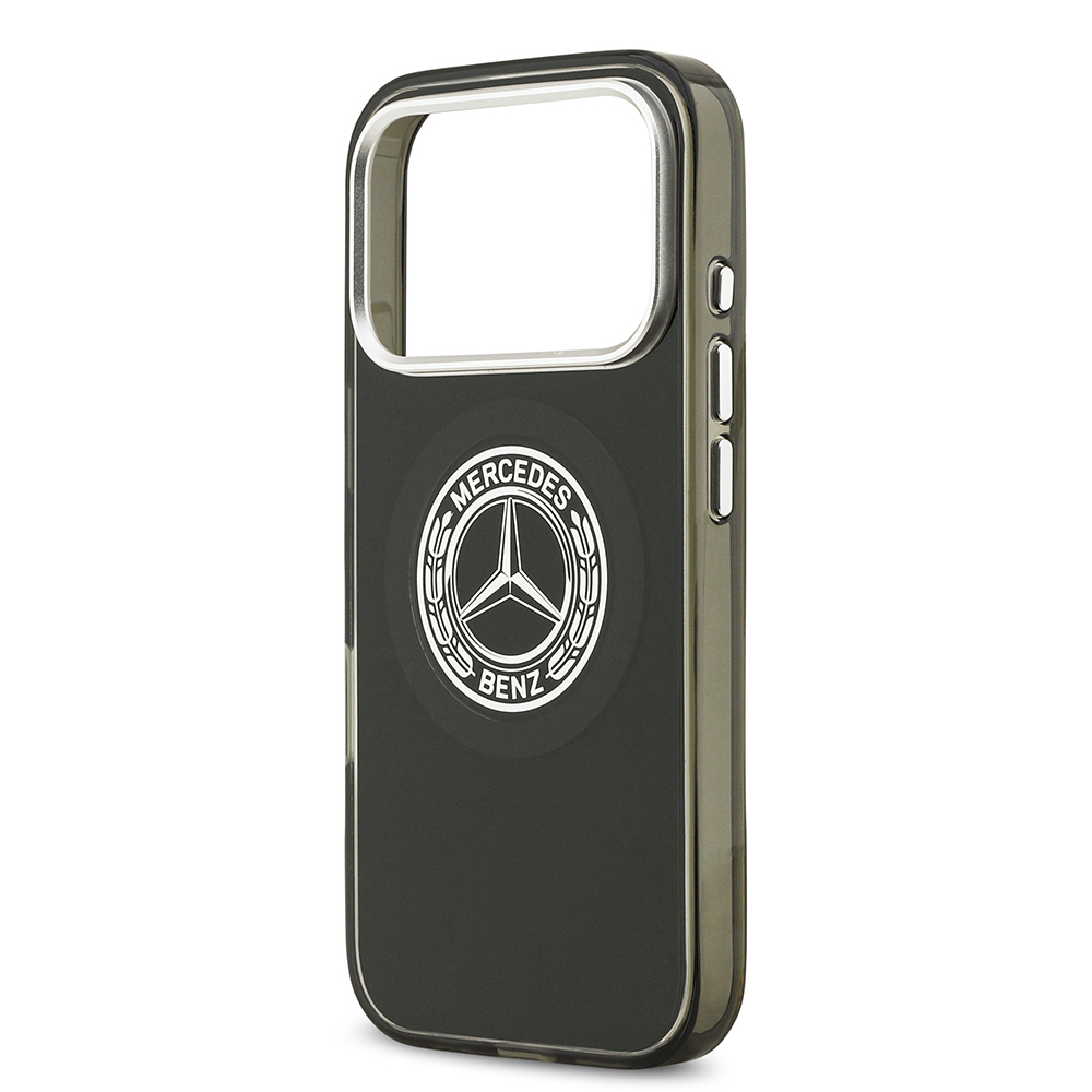 Apple iPhone 17 Pro Uyumlu Kılıf Mercedes Benz Orjinal Lisanslı M-safe Şarj Özellikli Çift Katmanlı PC Nostaljik Yıldız Dizayn Kapak - 11
