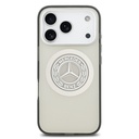 Apple iPhone 17 Pro Uyumlu Kılıf Mercedes Benz Orjinal Lisanslı M-safe Şarj Özellikli Çift Katmanlı PC Nostaljik Yıldız Dizayn Kapak - 14