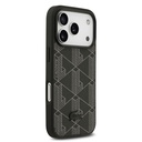 Apple iPhone 17 Pro Uyumlu Kılıf Lacoste Orjinal Lisanslı M-safe Şarj Özellikli PU Deri Tasarımlı Kartlıklı Karışık Monogram Desenli Kapak - 2
