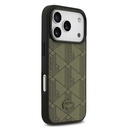 Apple iPhone 17 Pro Uyumlu Kılıf Lacoste Orjinal Lisanslı M-safe Şarj Özellikli PU Deri Tasarımlı Kartlıklı Karışık Monogram Desenli Kapak - 12