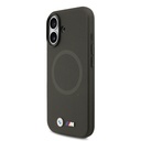 Apple iPhone 17 Uyumlu Kılıf BMW Orjinal Lisanslı M-safe Şarj Özellikli Metal Logolu Delikli M Dizayn Deri Kapak - 1