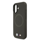 Apple iPhone 17 Uyumlu Kılıf BMW Orjinal Lisanslı M-safe Şarj Özellikli Metal Logolu Delikli M Dizayn Deri Kapak - 5