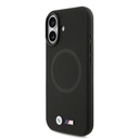 Apple iPhone 17 Uyumlu Kılıf BMW Orjinal Lisanslı M-safe Şarj Özellikli Metal Logolu Delikli M Dizayn Deri Kapak - 8
