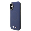 Apple iPhone 17 Uyumlu Kılıf BMW Orjinal Lisanslı M-safe Şarj Özellikli Metal Logolu Delikli M Dizayn Deri Kapak - 22