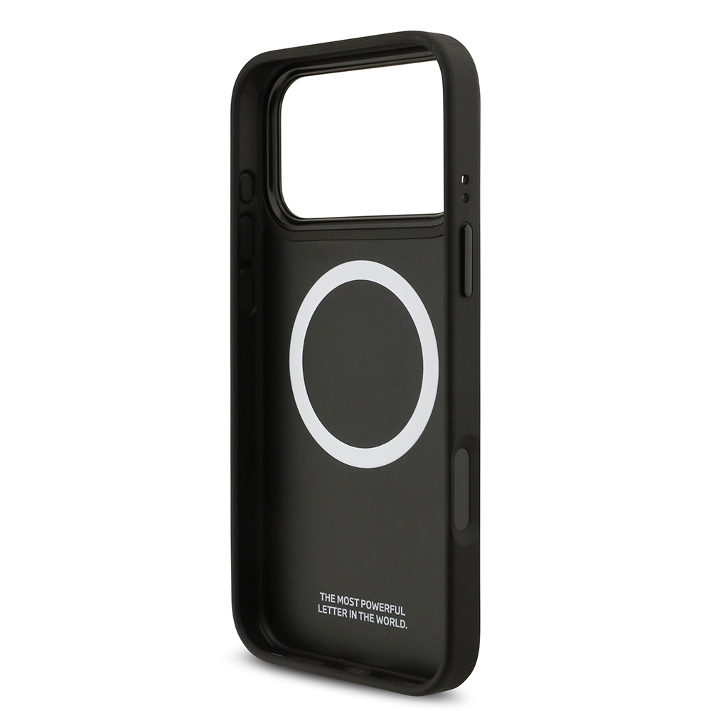 Apple iPhone 17 Pro Max Uyumlu Kılıf BMW Orjinal Lisanslı M-safe Şarj Özellikli Karbon Fiber Metal Logolu Kevlar Kapak - 6