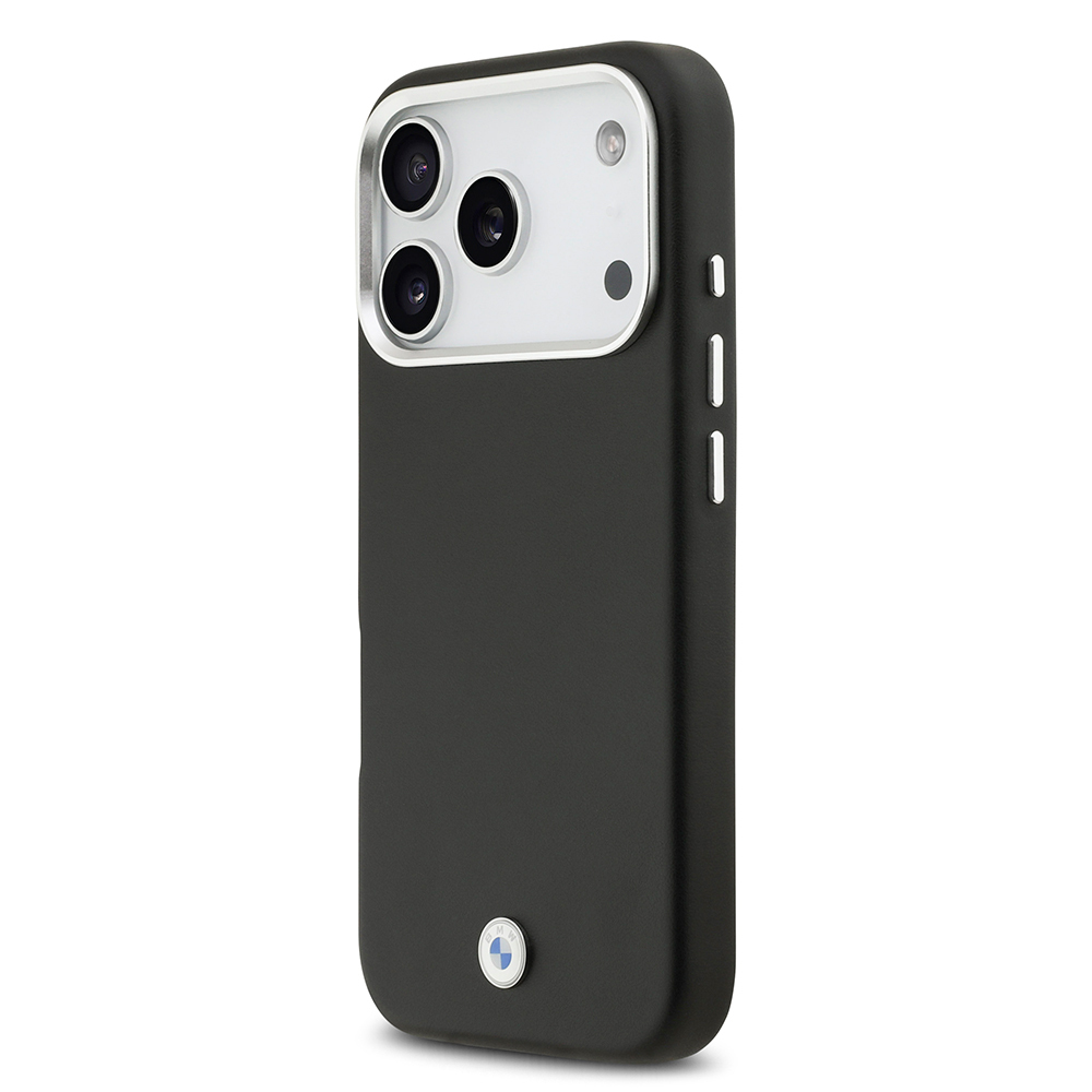 Apple iPhone 17 Pro Uyumlu Kılıf BMW Orjinal Lisanslı M-safe Şarj Özellikli Metal Logolu Tam Kaplama Deri Kapak - 1