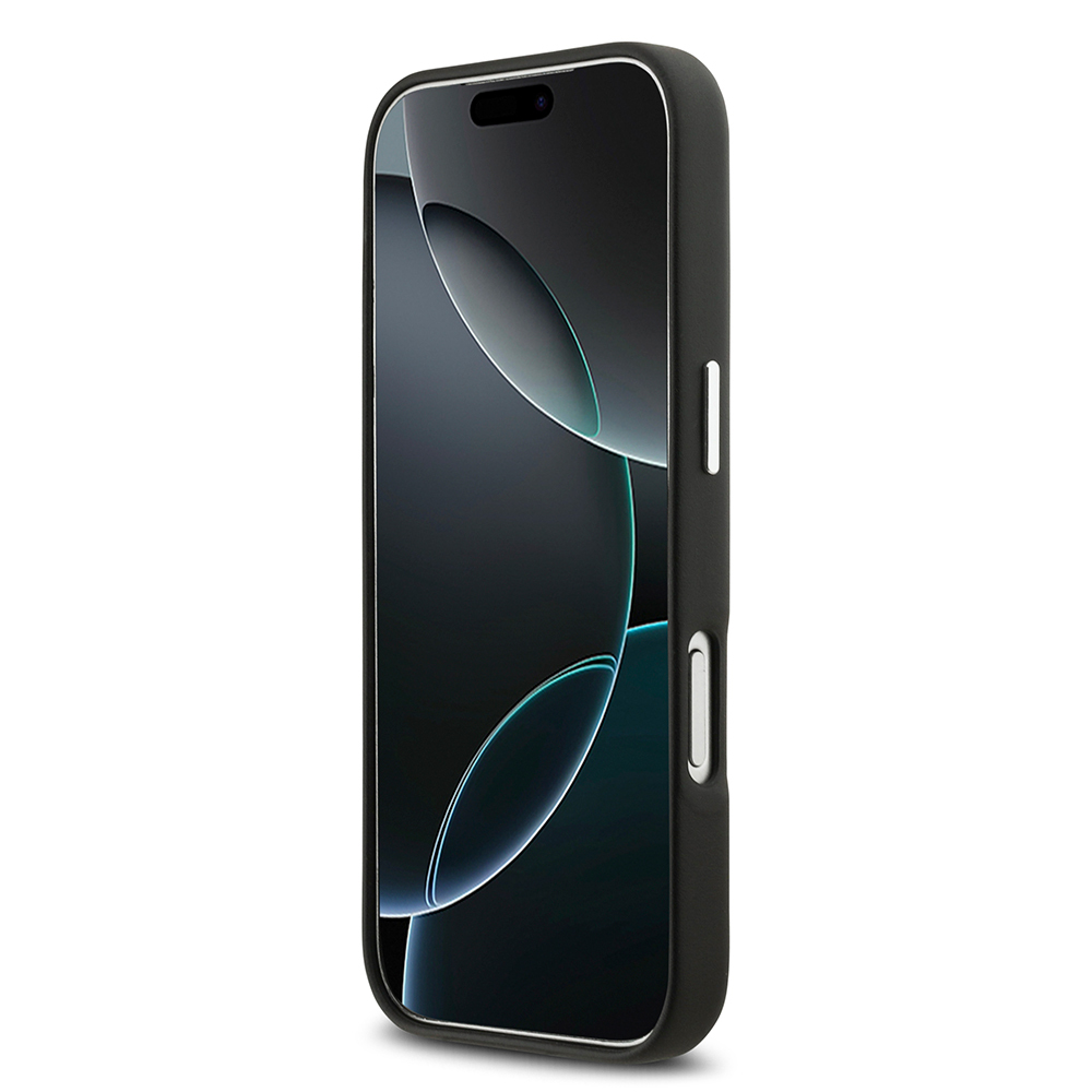 Apple iPhone 17 Pro Uyumlu Kılıf BMW Orjinal Lisanslı M-safe Şarj Özellikli Metal Logolu Tam Kaplama Deri Kapak - 4