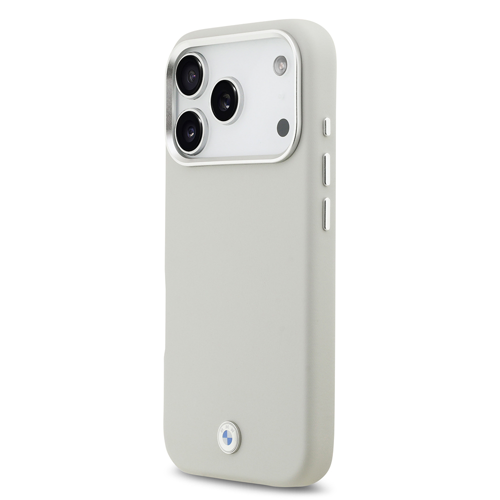 Apple iPhone 17 Pro Uyumlu Kılıf BMW Orjinal Lisanslı M-safe Şarj Özellikli Metal Logolu Tam Kaplama Deri Kapak - 8