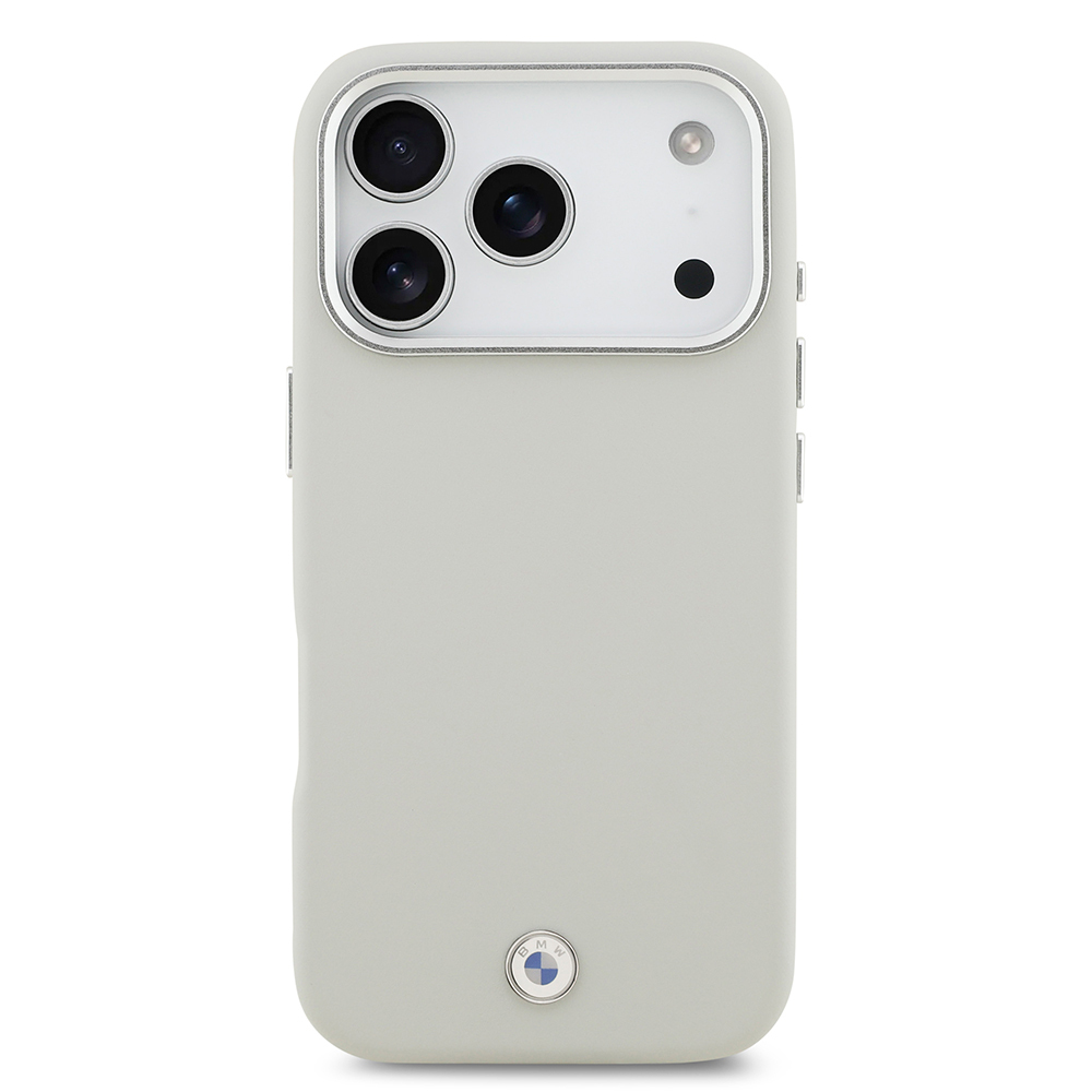 Apple iPhone 17 Pro Uyumlu Kılıf BMW Orjinal Lisanslı M-safe Şarj Özellikli Metal Logolu Tam Kaplama Deri Kapak - 9