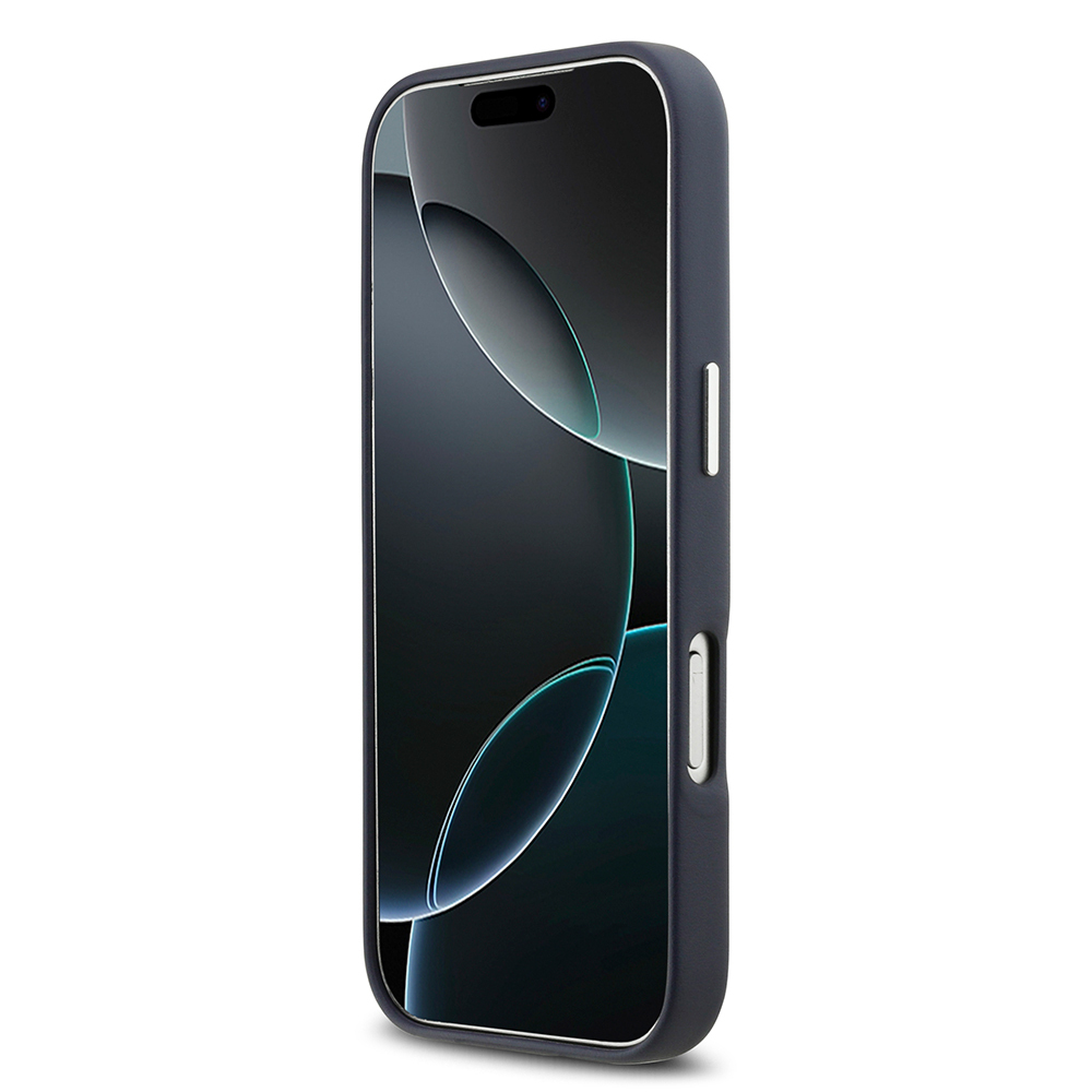 Apple iPhone 17 Pro Uyumlu Kılıf BMW Orjinal Lisanslı M-safe Şarj Özellikli Metal Logolu Tam Kaplama Deri Kapak - 18