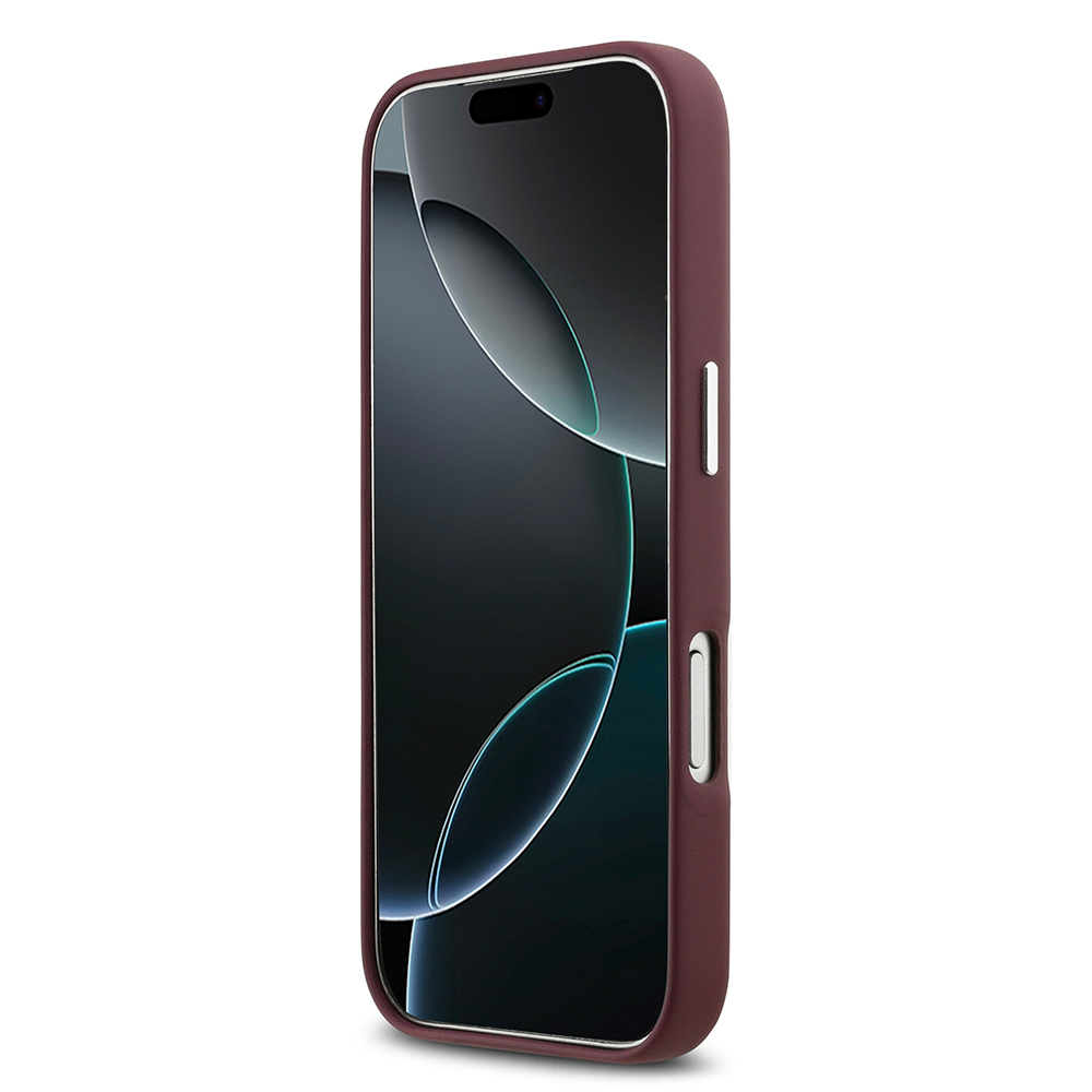 Apple iPhone 17 Pro Uyumlu Kılıf BMW Orjinal Lisanslı M-safe Şarj Özellikli Metal Logolu Tam Kaplama Deri Kapak - 24