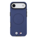 Apple iPhone 17 Air Uyumlu Kılıf BMW Orjinal Lisanslı M-safe Şarj Özellikli Metal Logolu Delikli M Dizayn Deri Kapak - 2